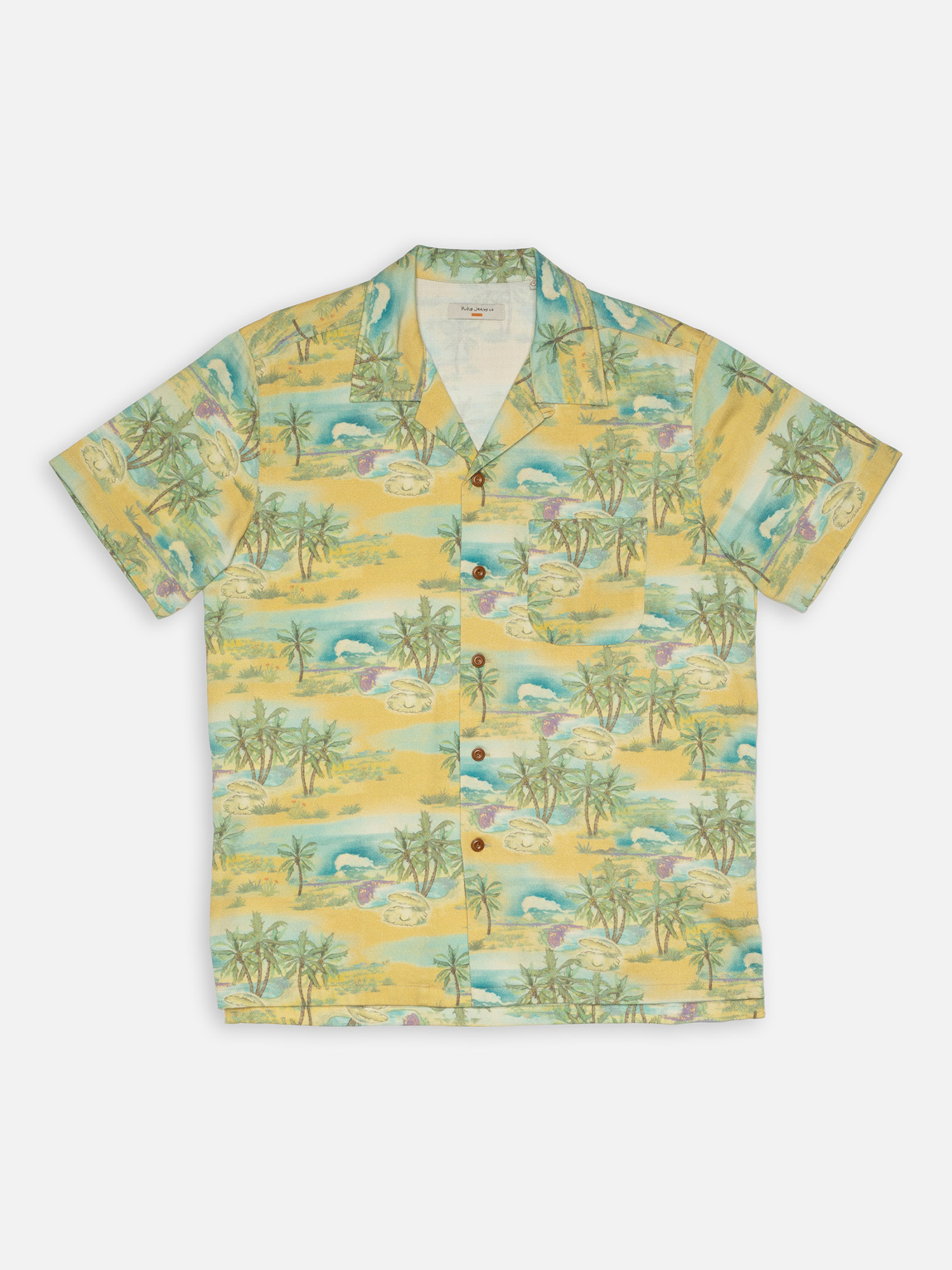 Nudie Jeans Arvid Hawaii Shirt II Pearls L