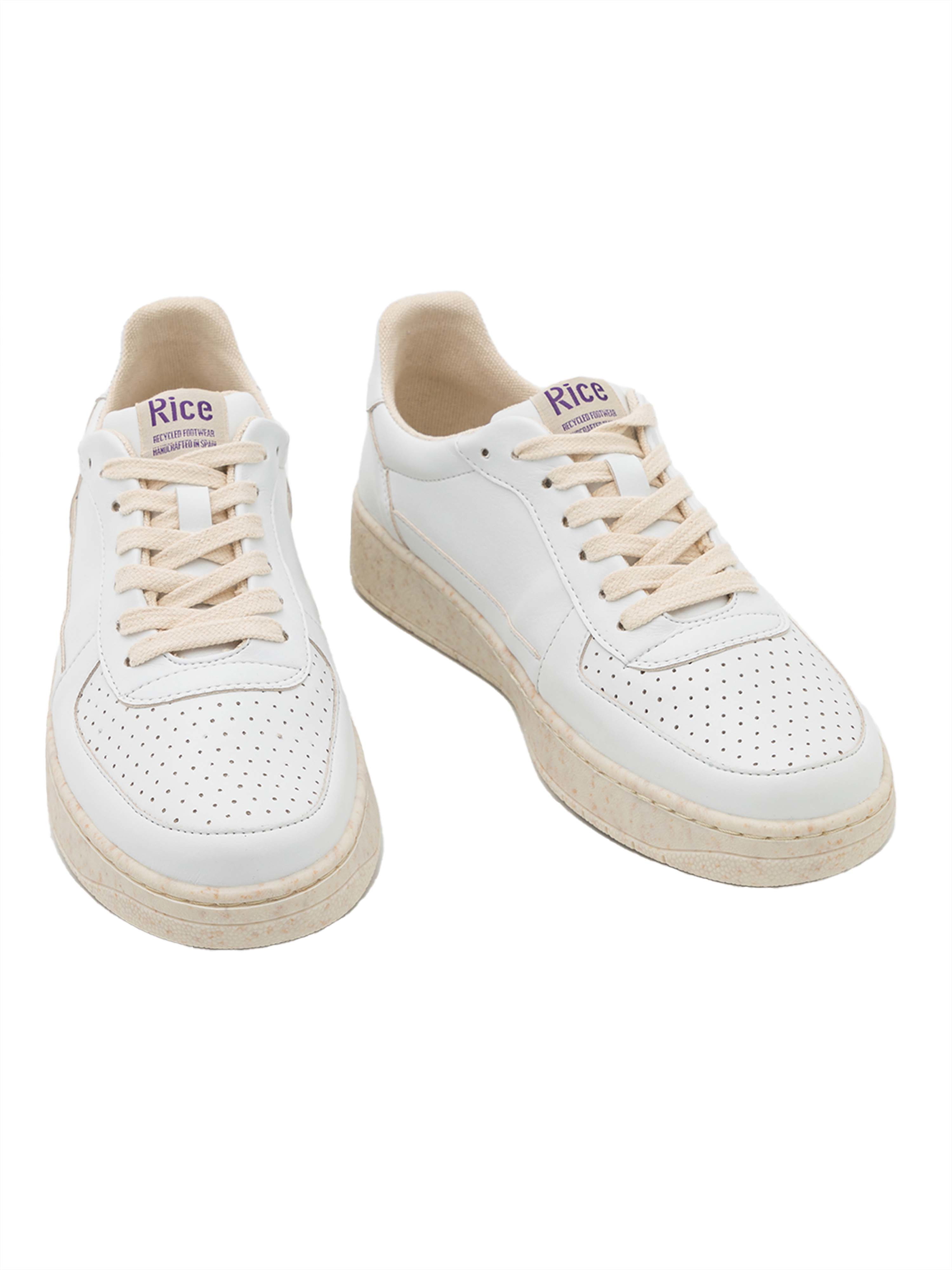 Rice Open 21 Sneaker Unisex Vegan white 46