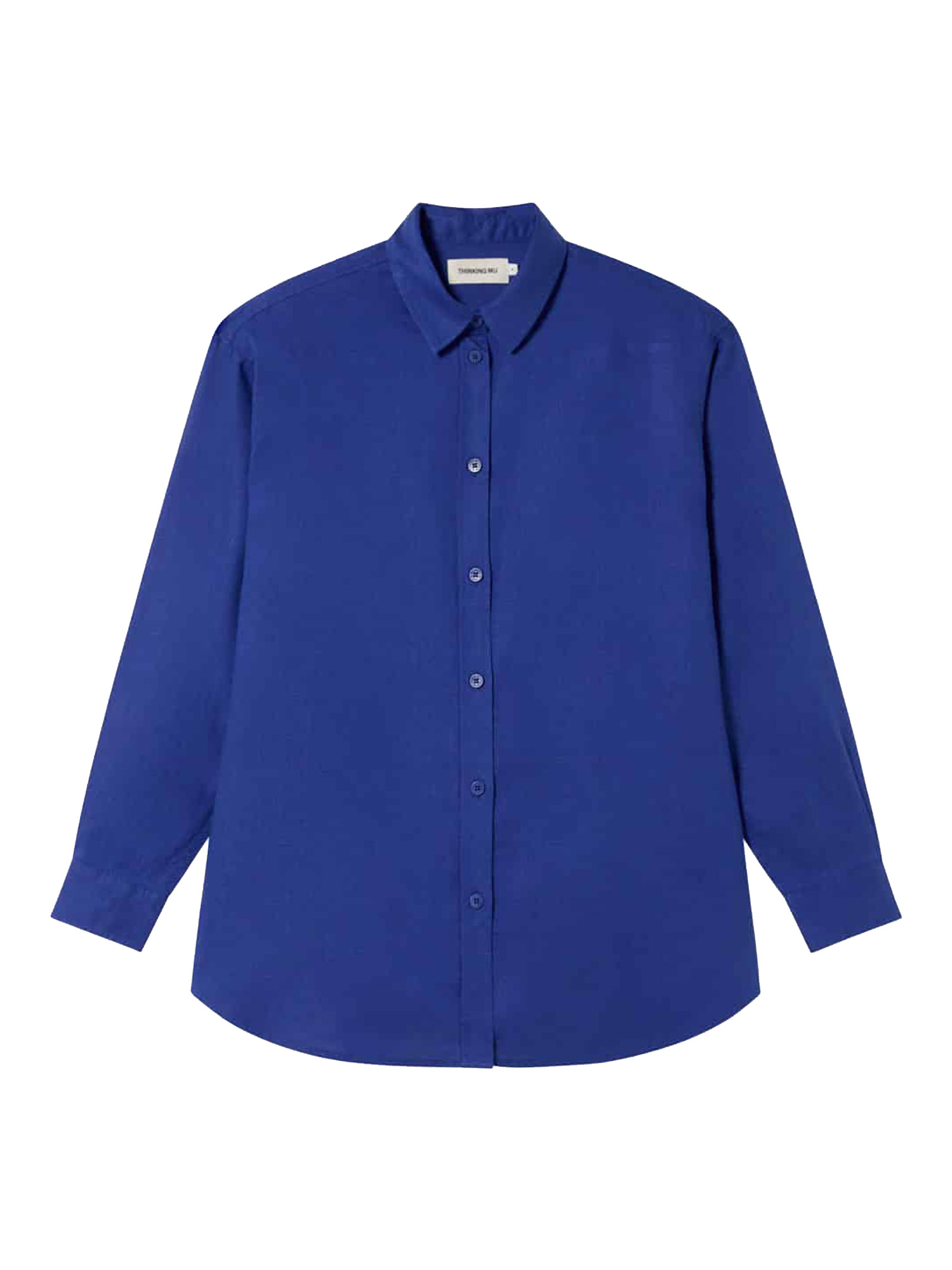 Thinking MU Hemp Gia Oversize Blouse Indigo XS