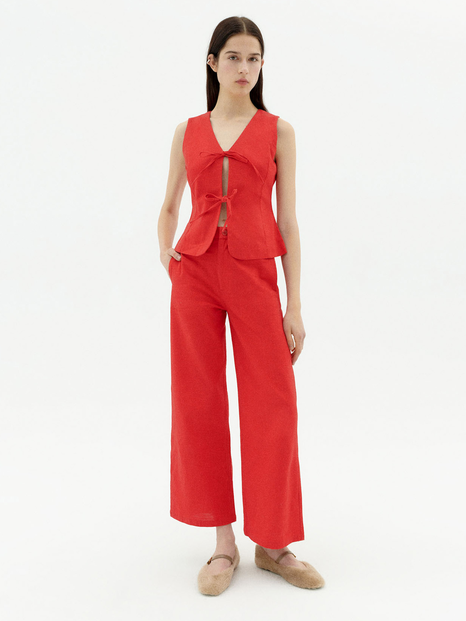 Thinking MU Karina Pants Fiery Red 40