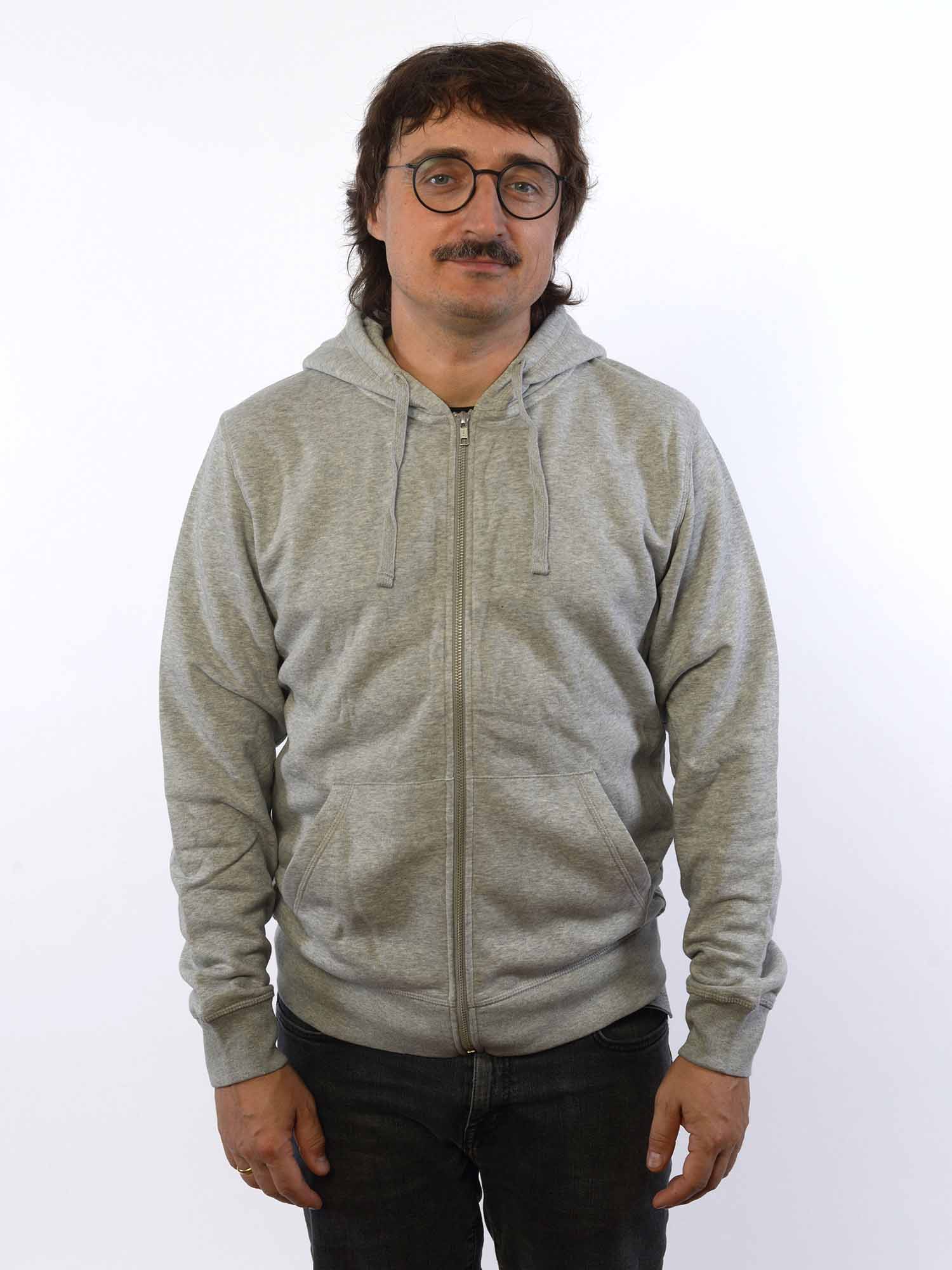 glore Sammie Zip Hoodie Heather Grey XS