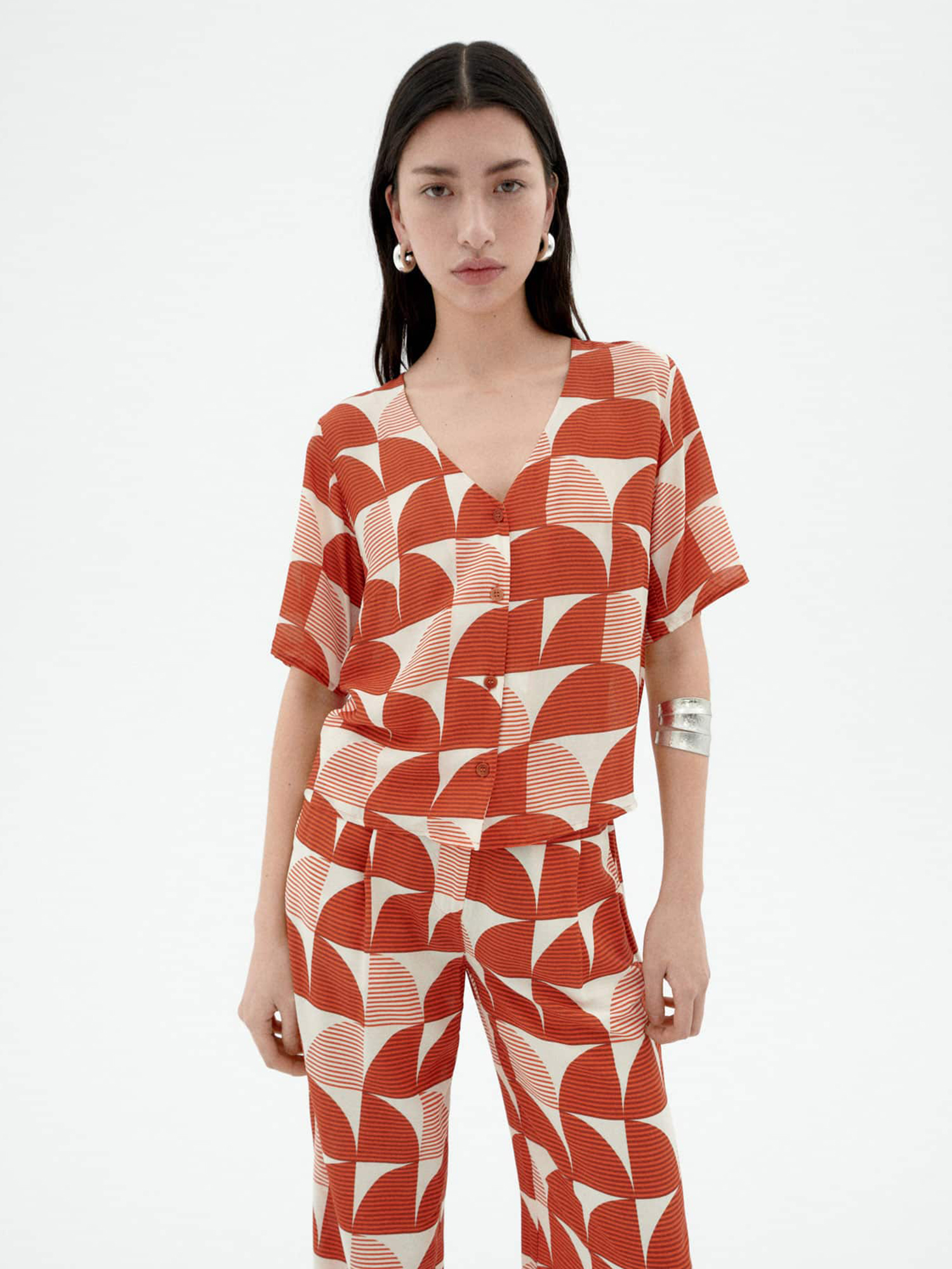 Thinking MU Libelula Blouse Ecovero Shrubbery XS