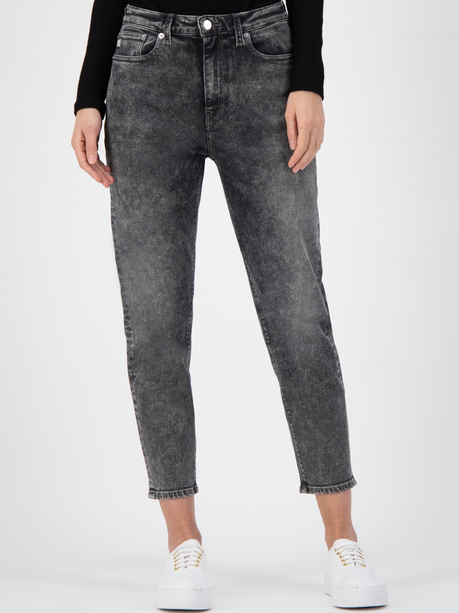 MUD Jeans Mams Stretch Tapered heavy black stone 31/27