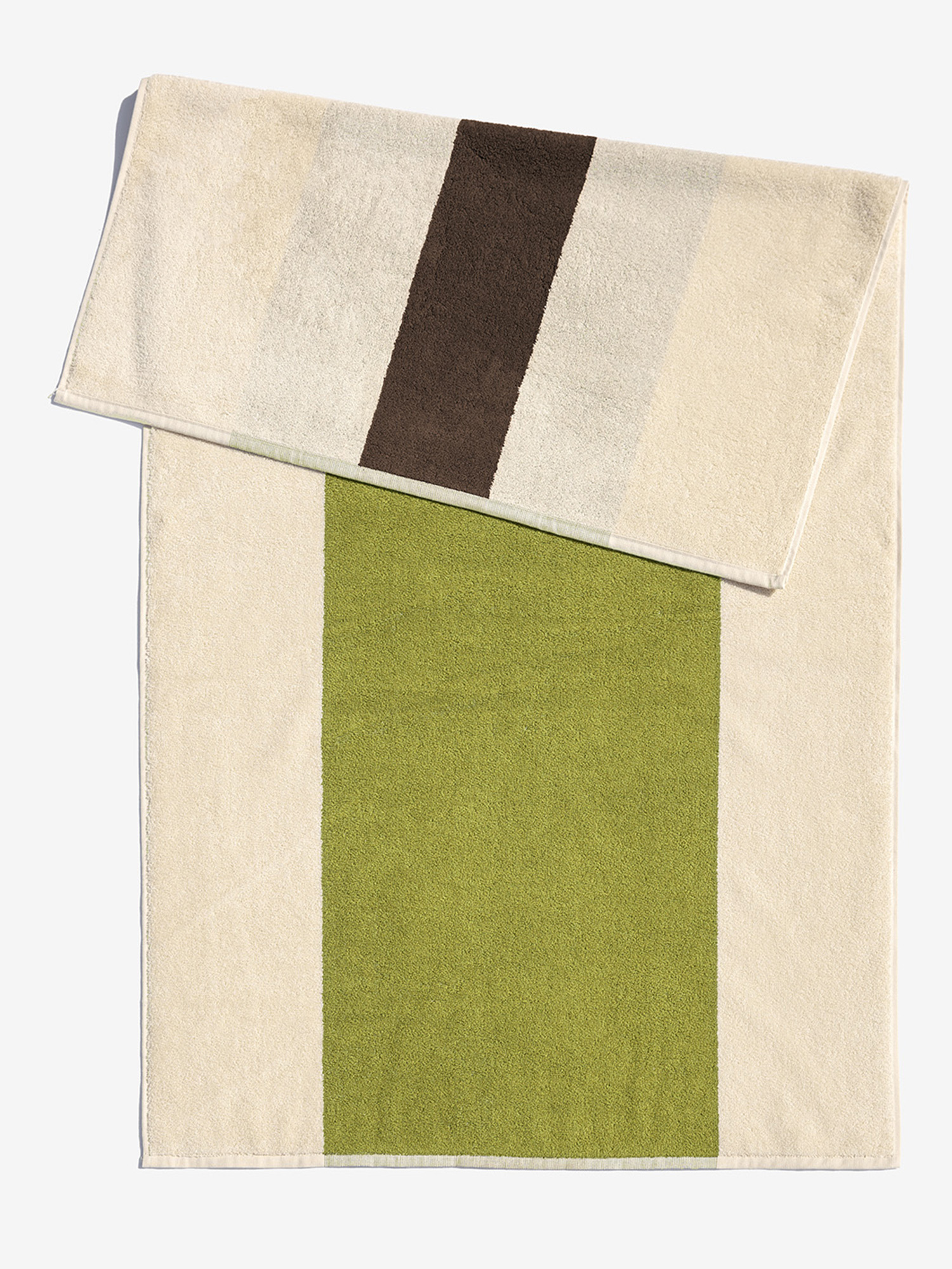 SUITE702 Handtuch Brown-Lime