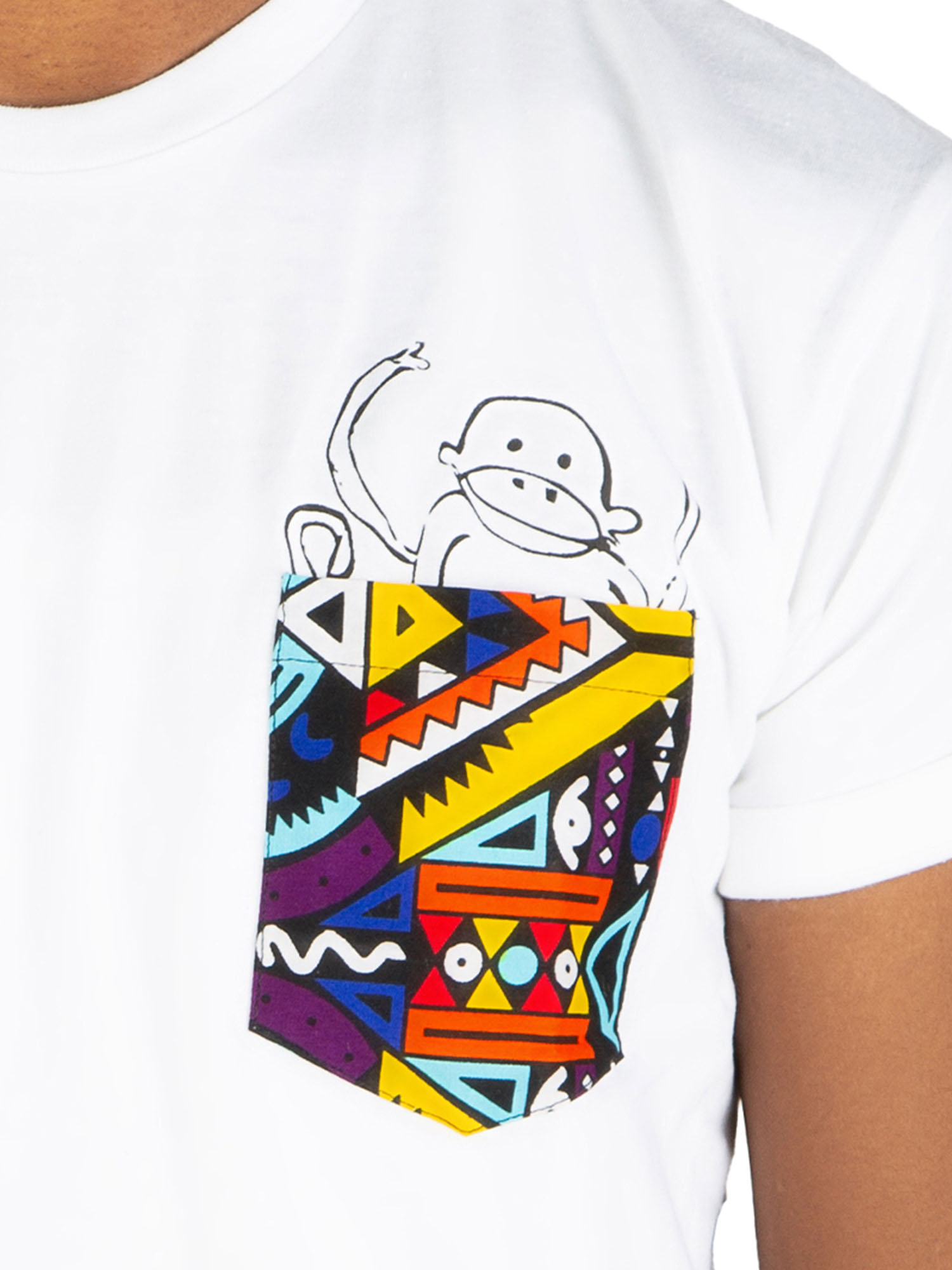 Kipepeo Clothing NYANI Männer T-Shirt White XL