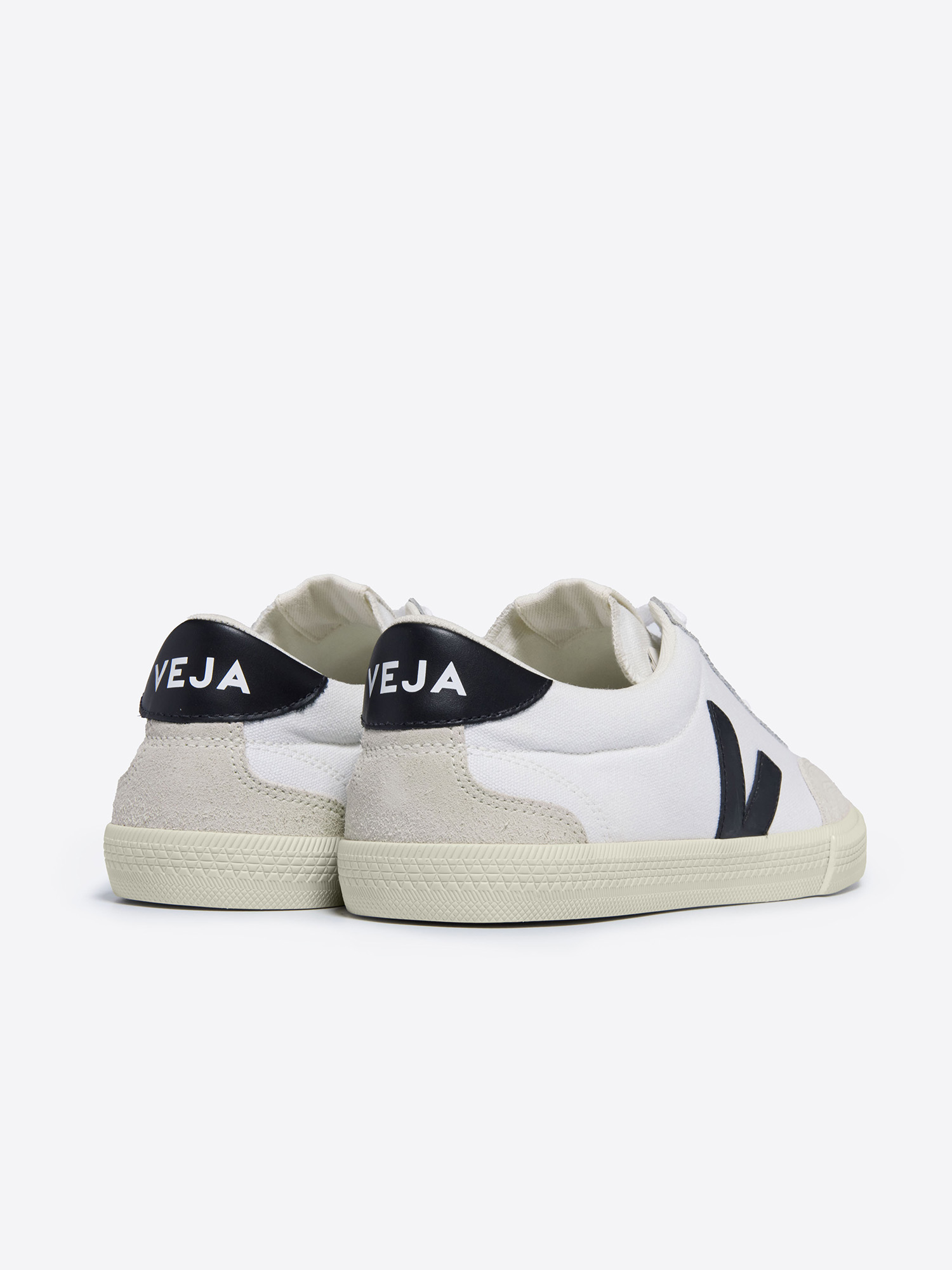 VEJA Volley Canvas Women White Black 39