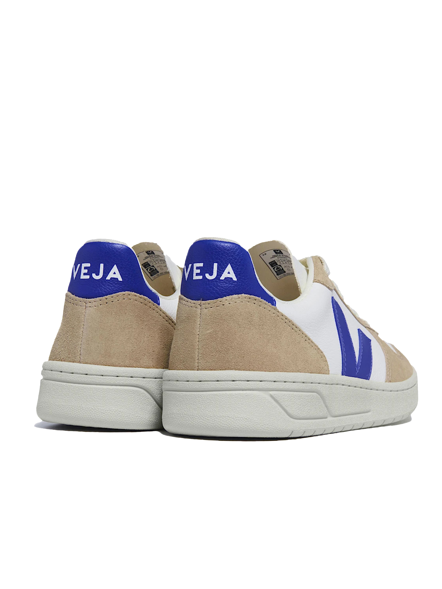 VEJA V-10 Chromefree Leather Women Extra White Paros Sahara 40
