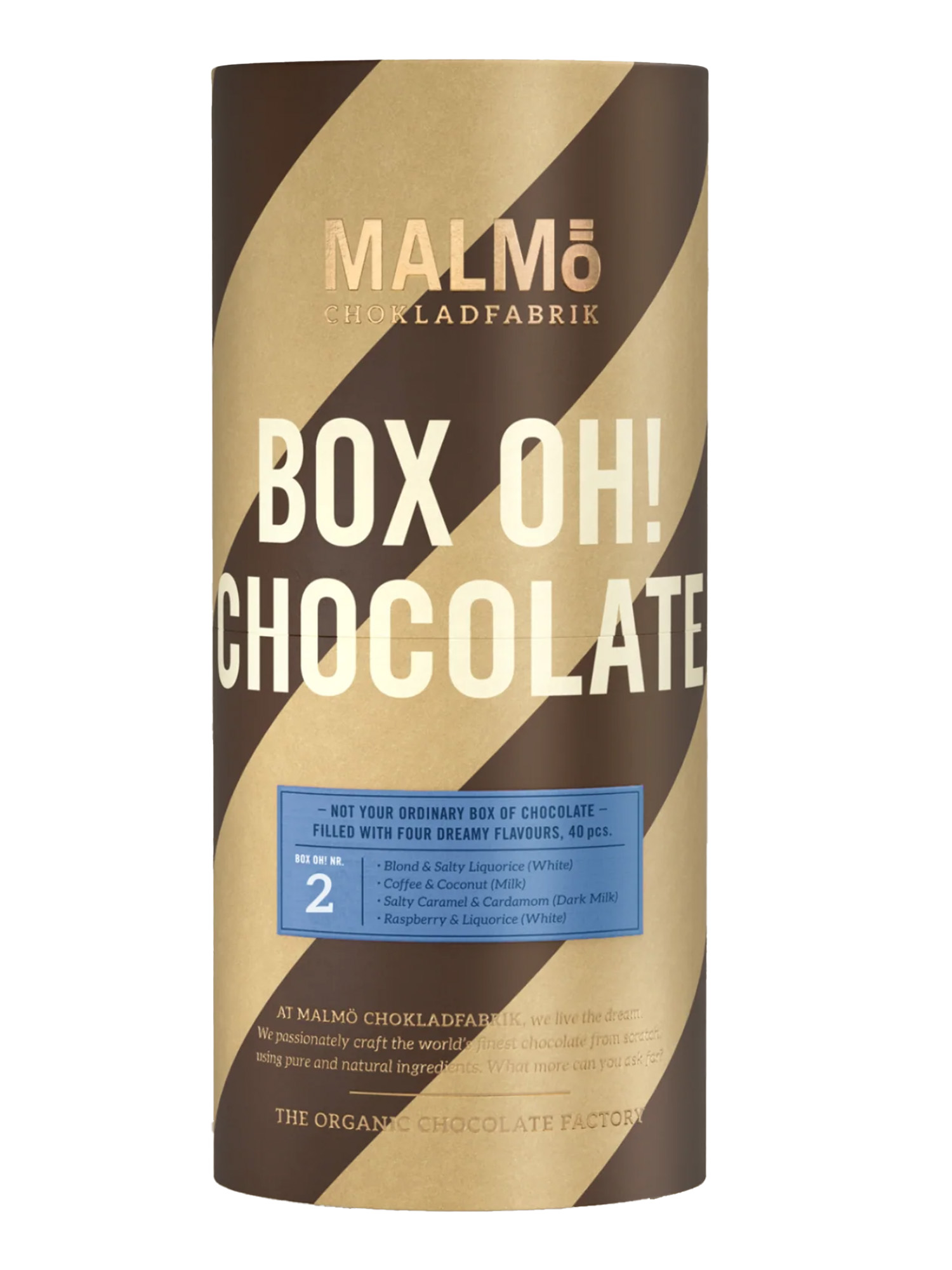 Malmö Chokladfabrik Box oh! Blandad Choklad