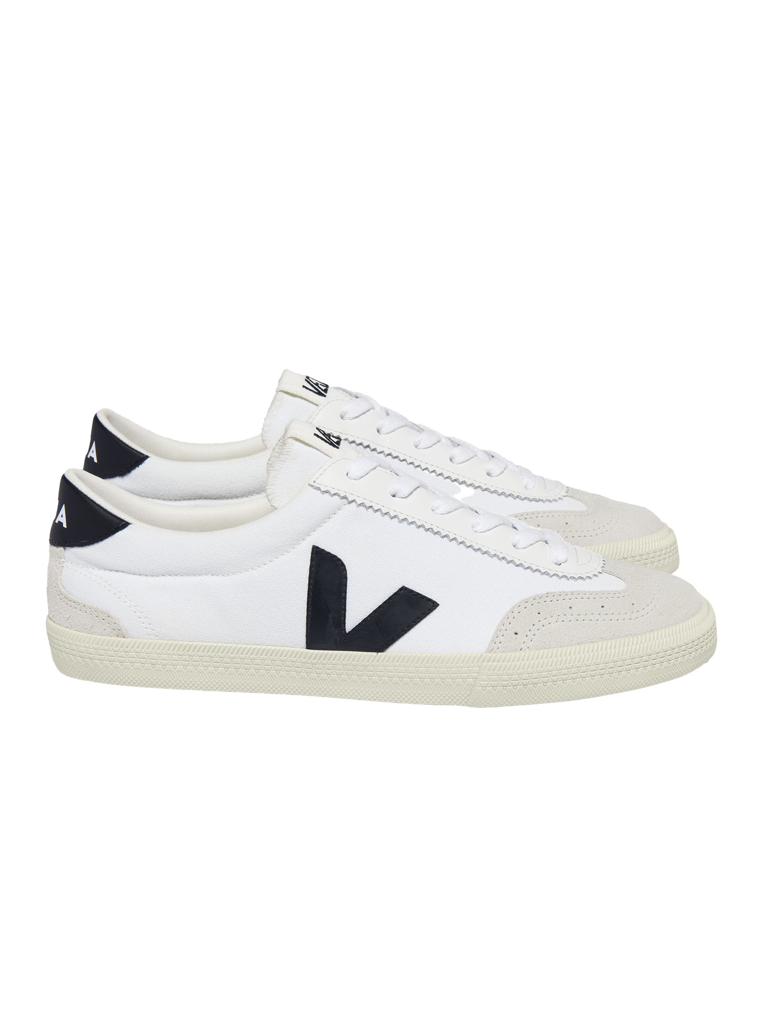 VEJA Volley Canvas Women White Black 39