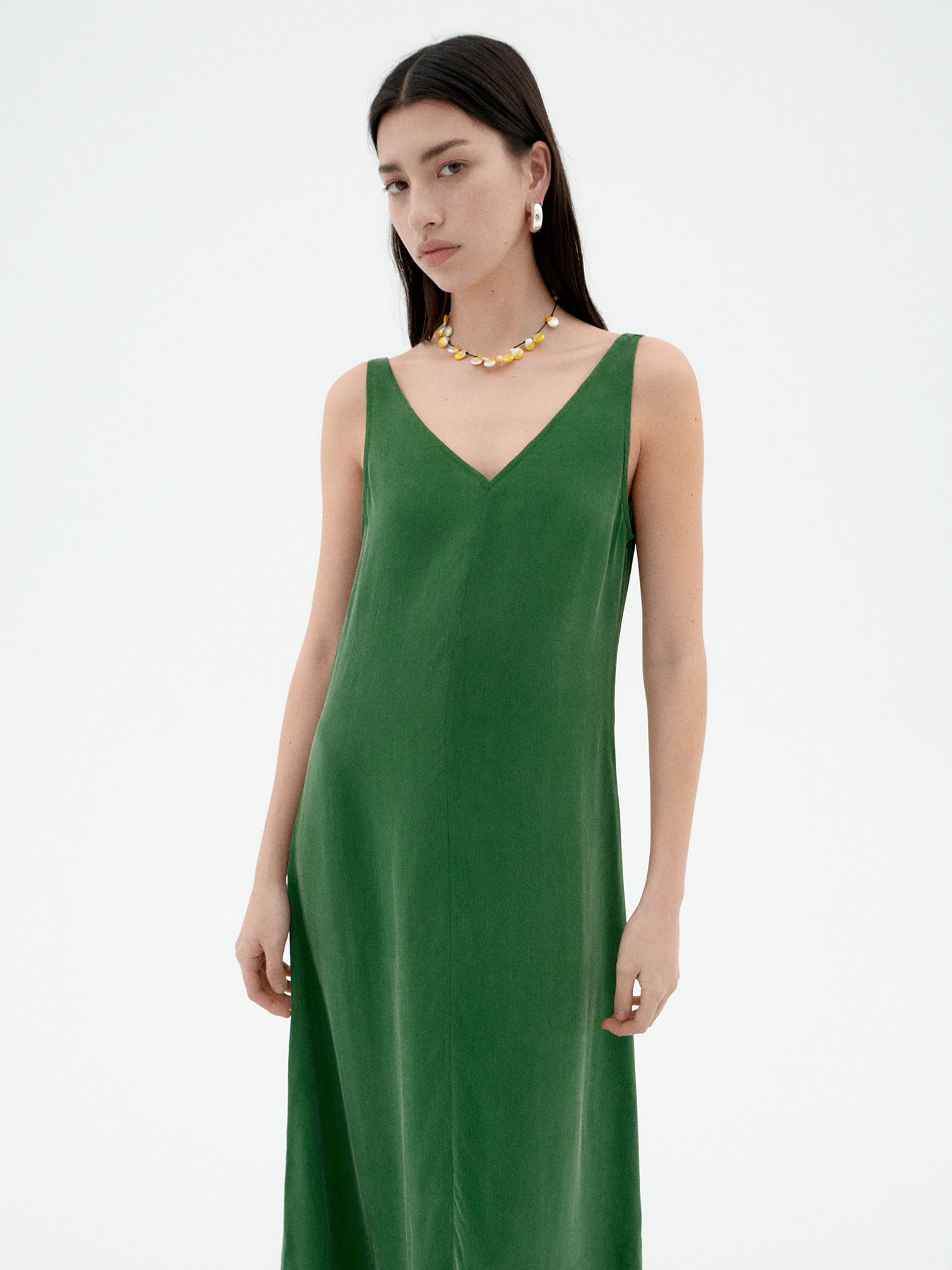 Thinking MU Sade Cupro Dress Dill M