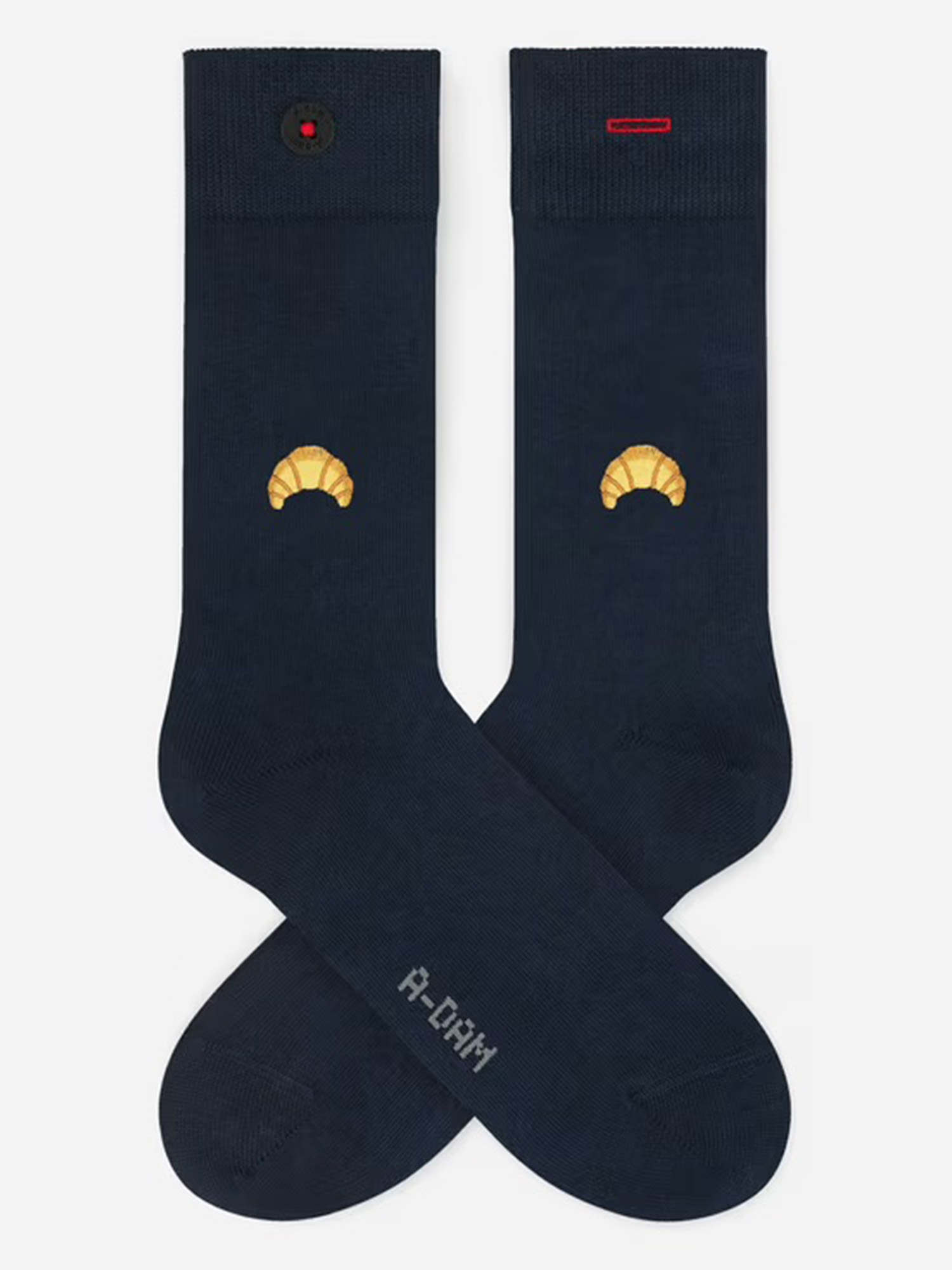 A-dam Casual Socks Croissant Navy 41-46