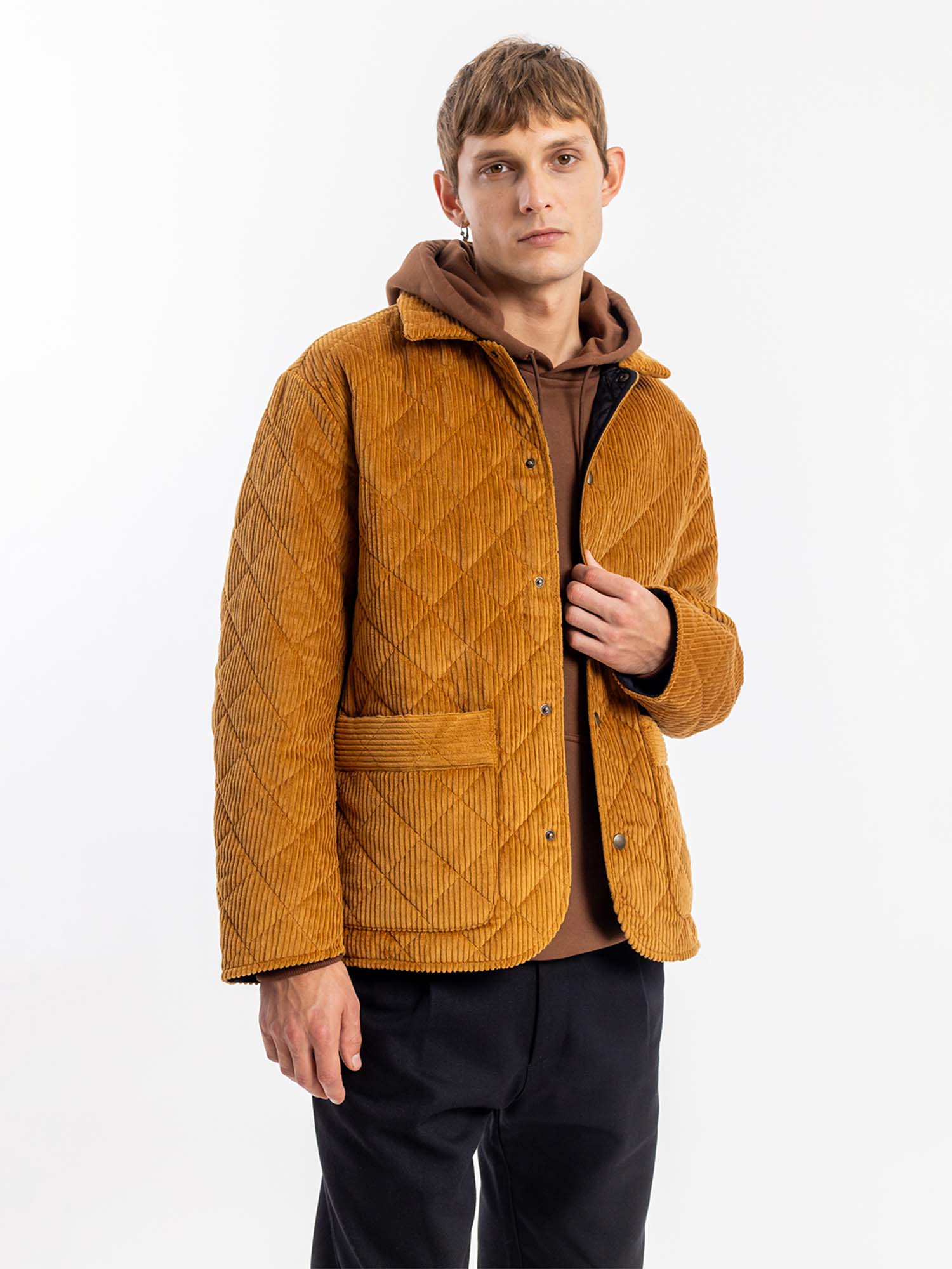 Rotholz Quilt Jacket Toffee Cord M