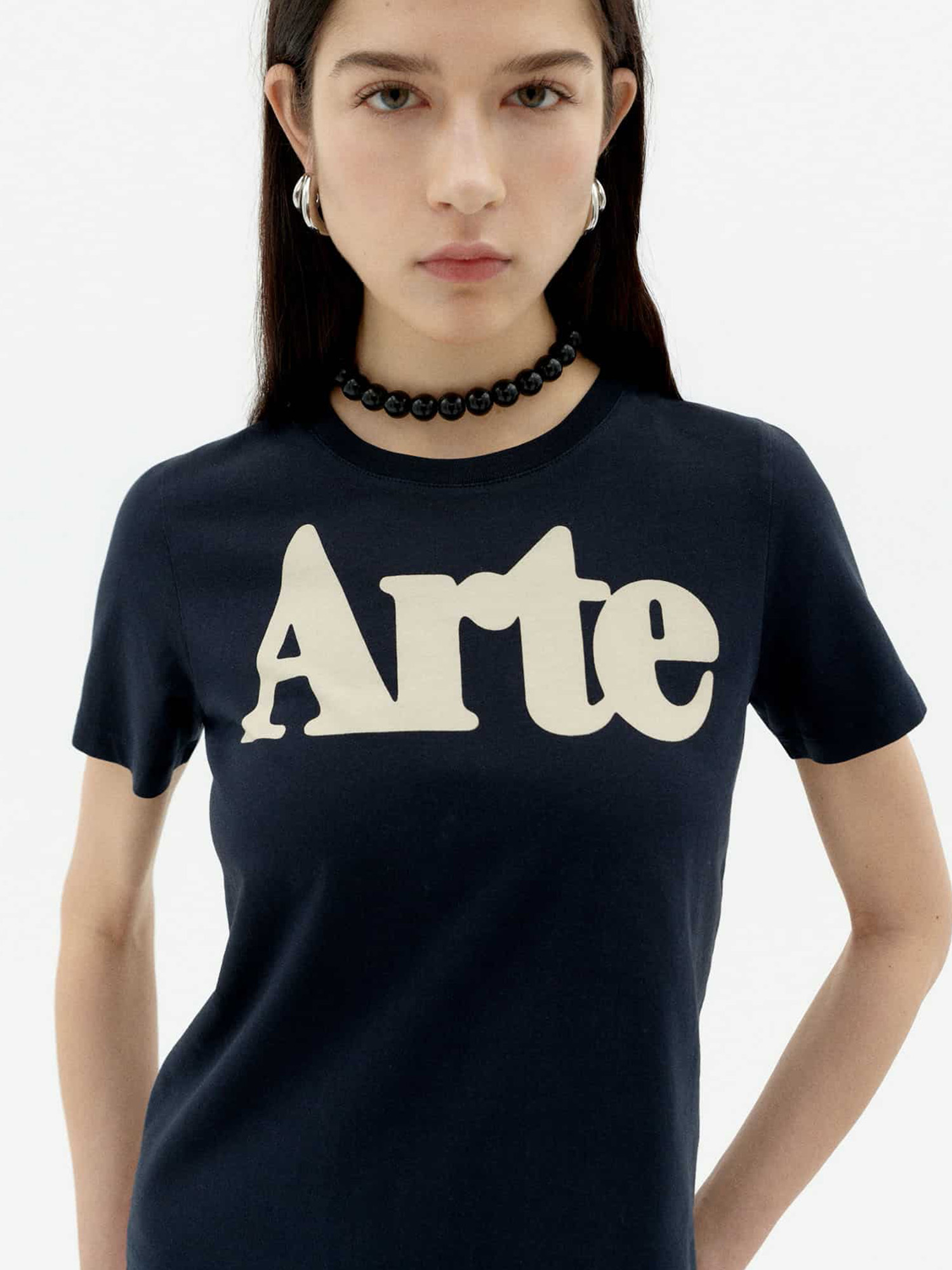 Thinking MU Arte Ida T-Shirt Navy XS