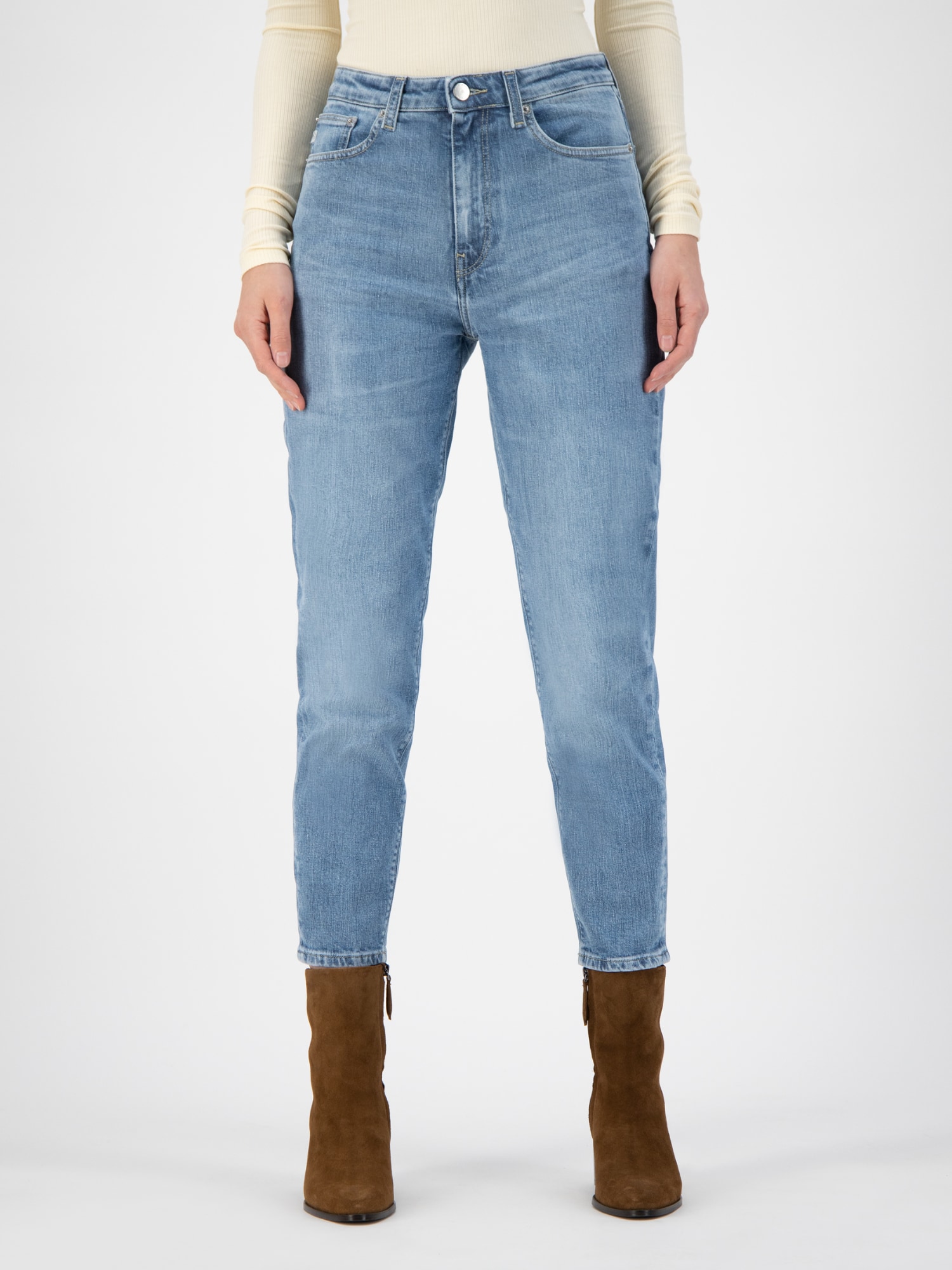 MUD Jeans Mams Stretch Tapered Old Stone 31/27