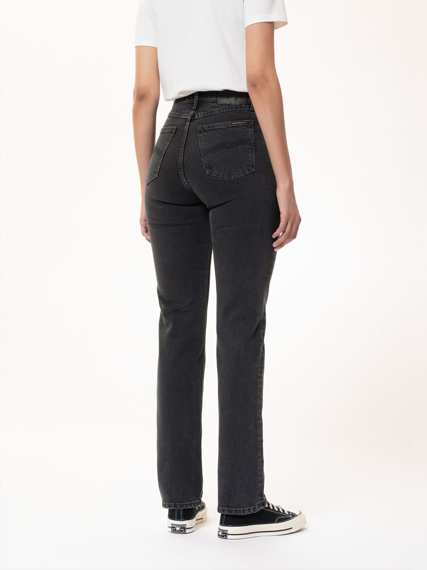 Nudie Jeans Straight Sally Black Sand 27/28