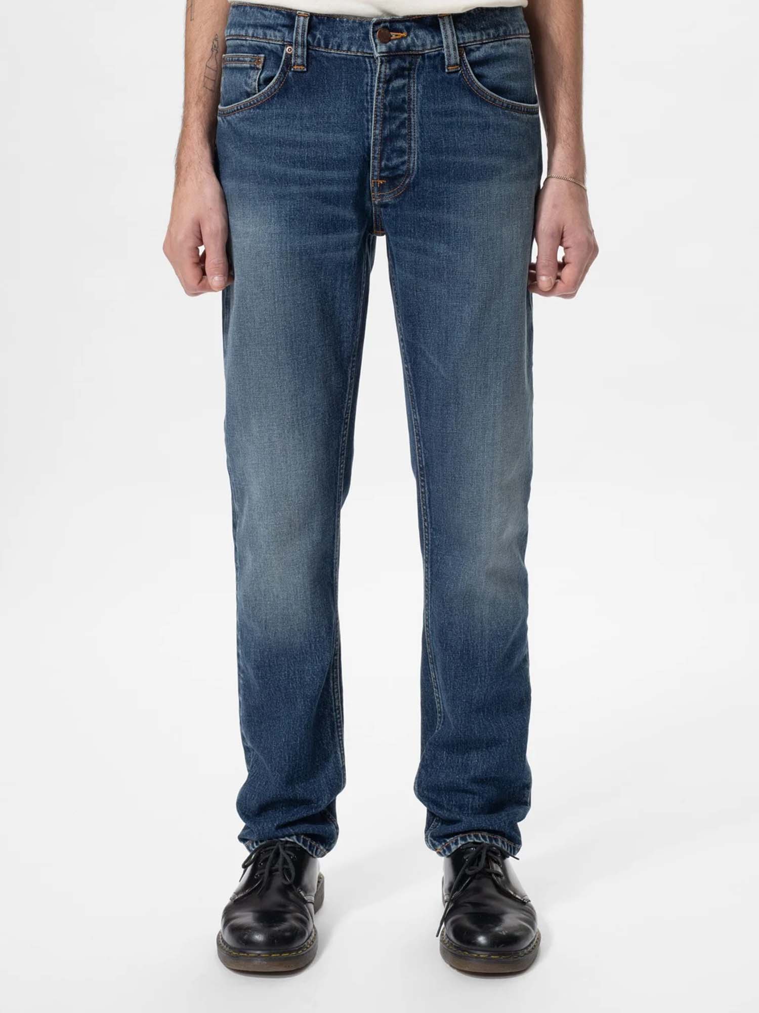 Nudie Jeans Solid Ollie Wild Blue 31/30