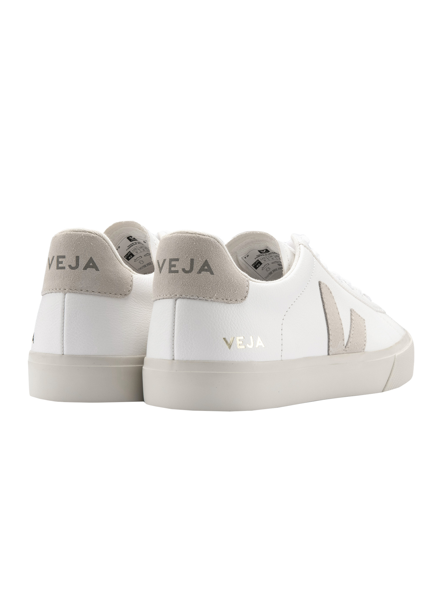 VEJA Campo Chromefree Extra White Natural Suede 38
