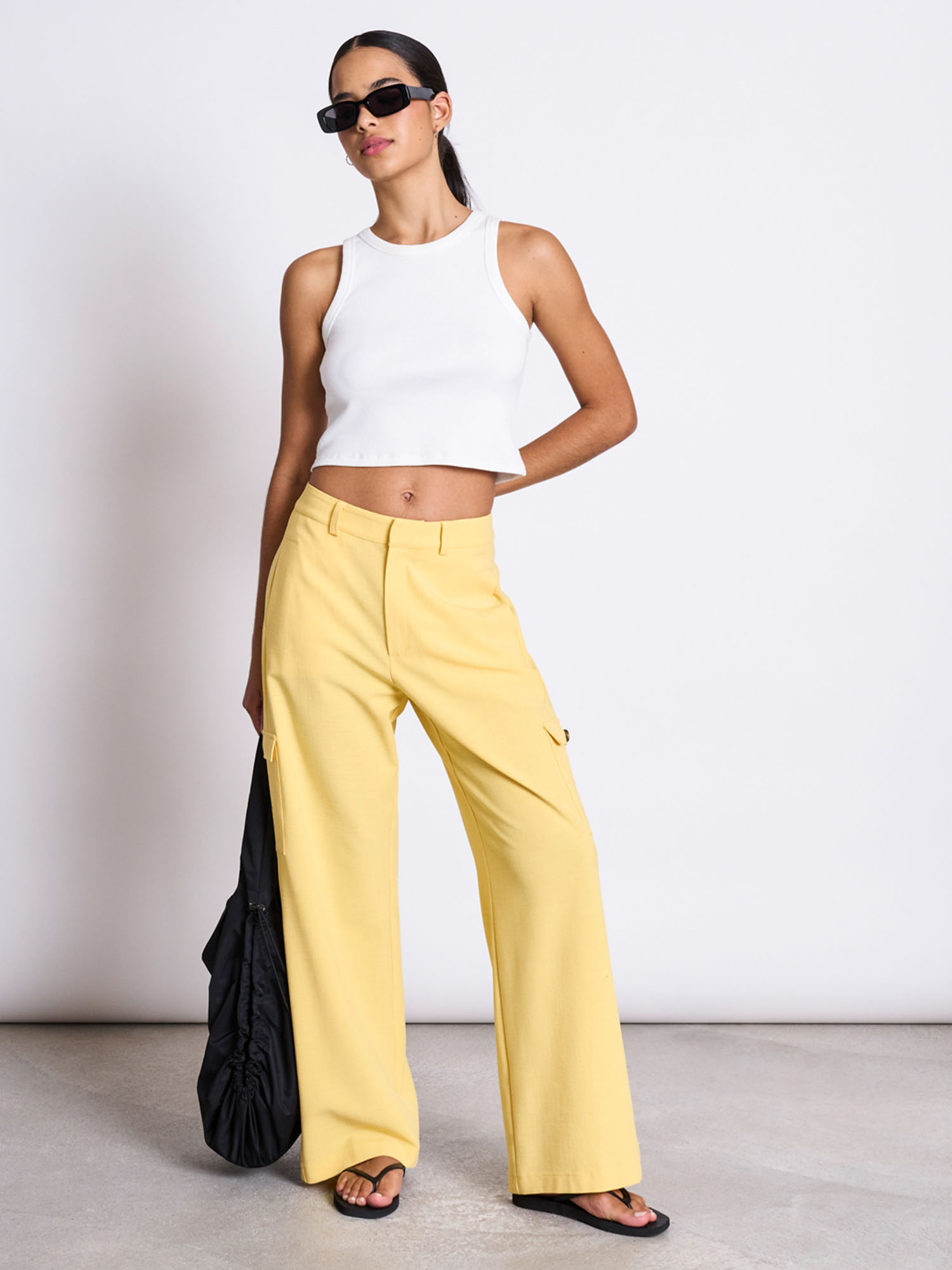 JAN 'N JUNE Cargo Pants Fano Buttercup S
