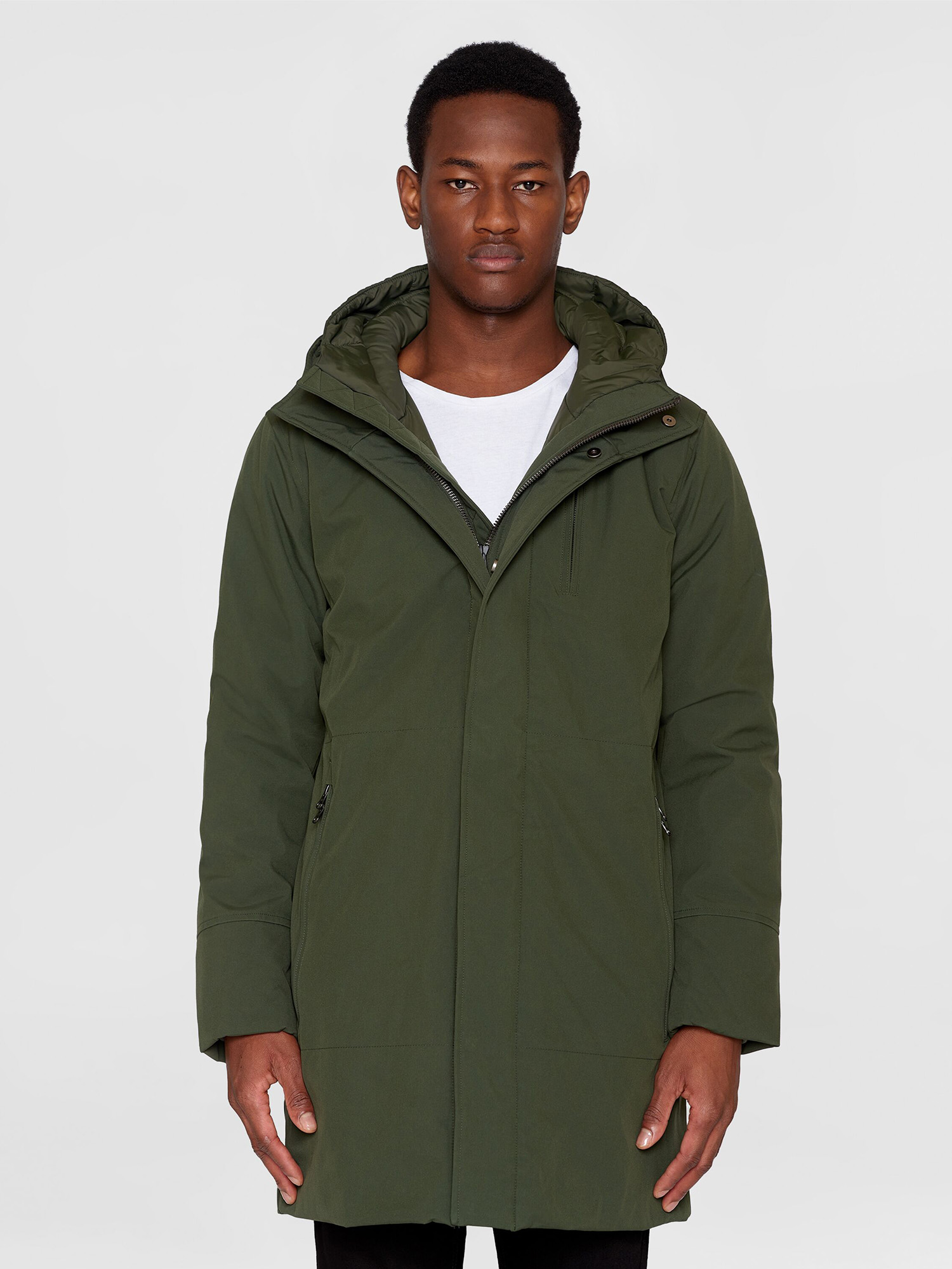 Knowledge Cotton Apparel Climate Shell Jacket Männer Forrest Night L