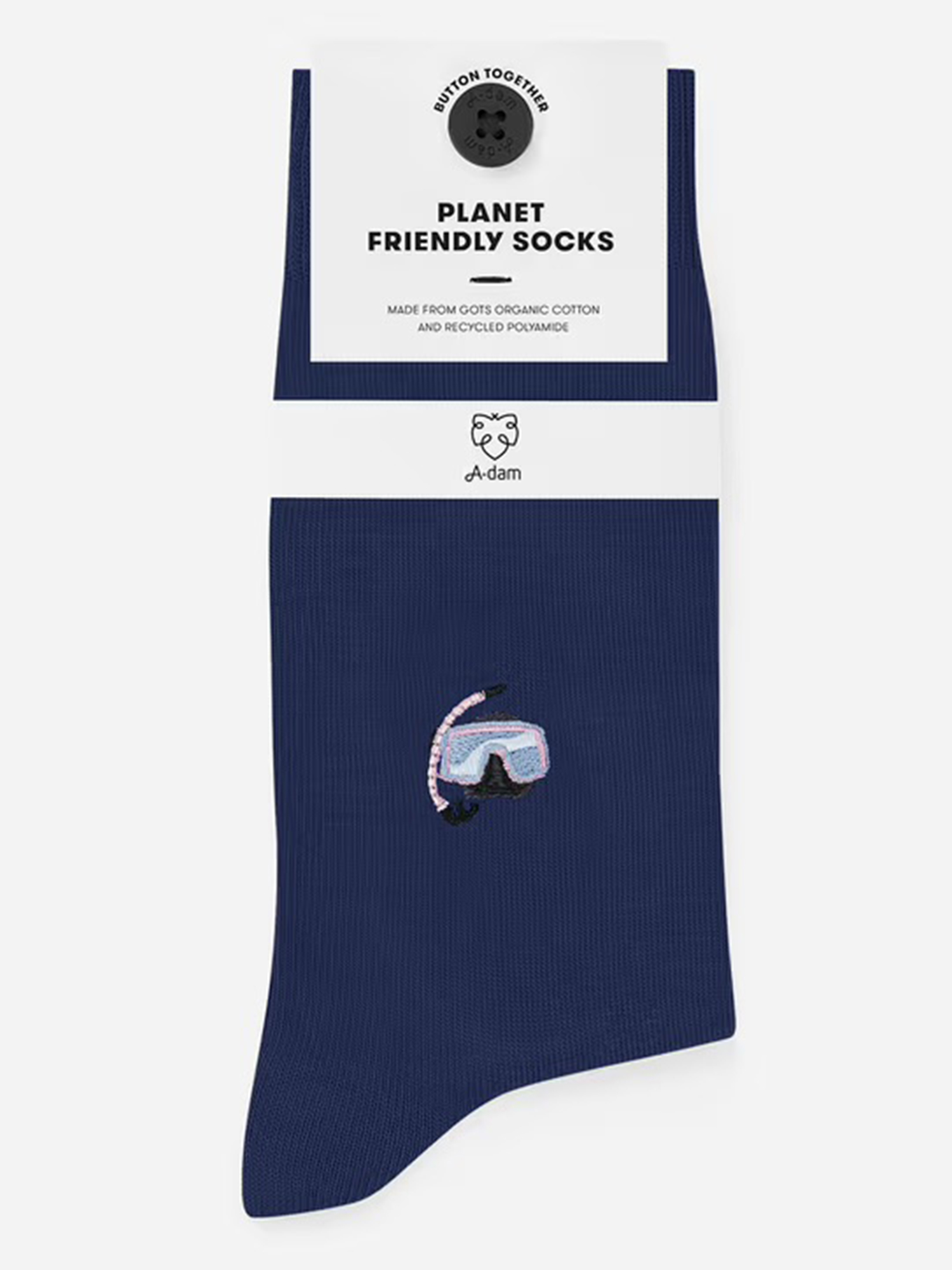 A-dam Casual Socks Snorkel Blue 41-46