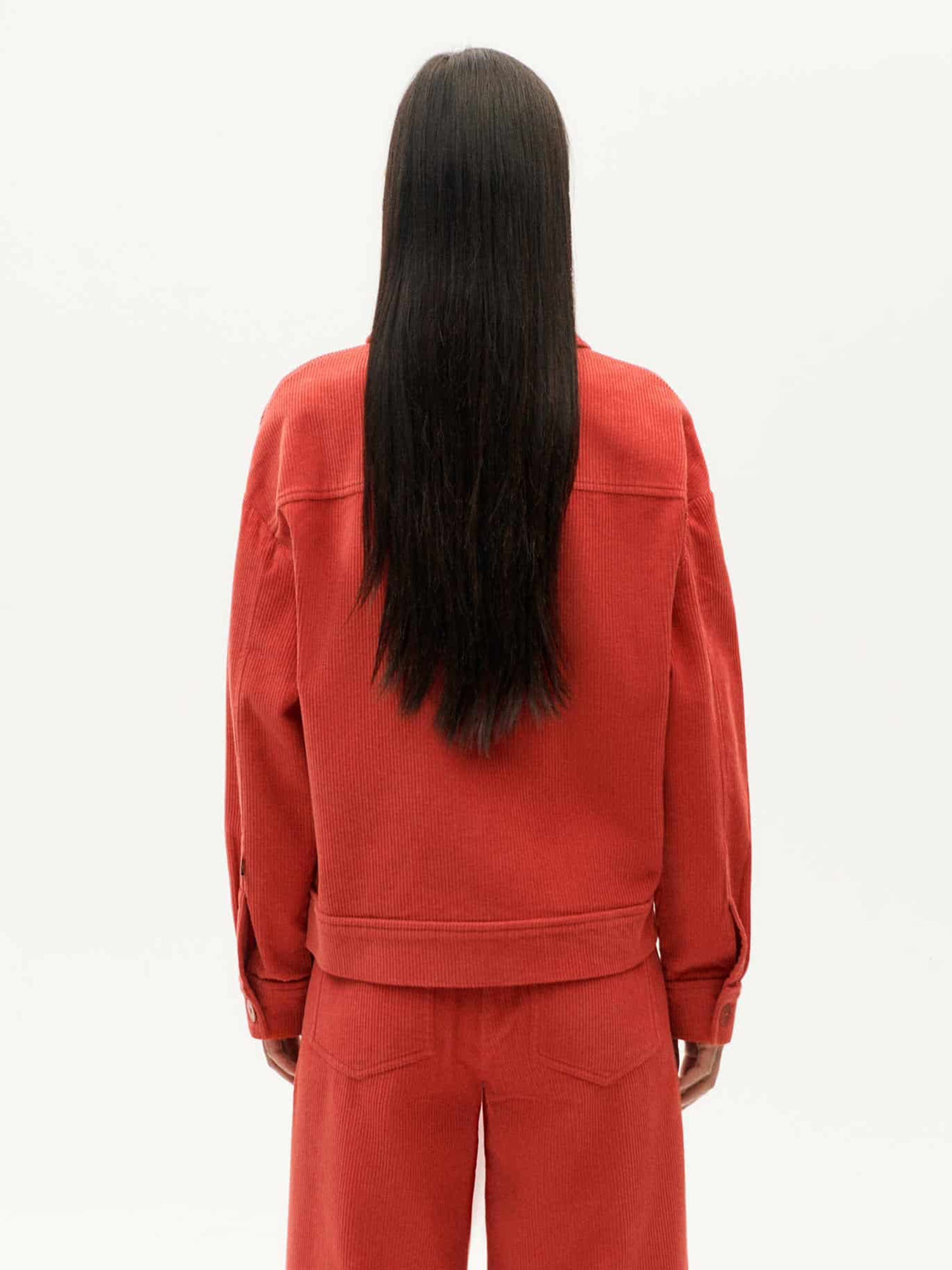 Thinking MU Goji Corduroy Frans Jacket Red S