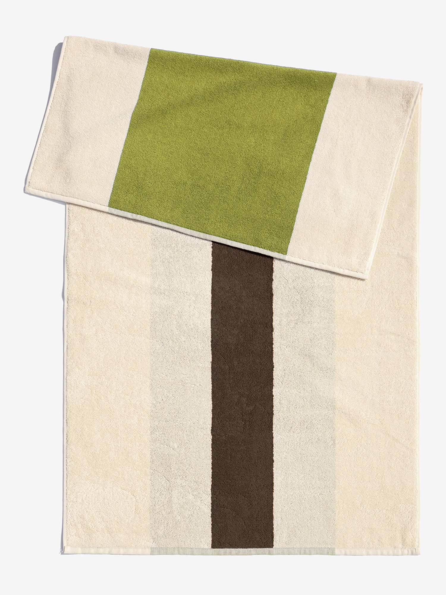 SUITE702 Handtuch Brown-Lime